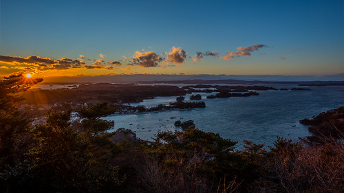 winter matsushima landscape sunset seashore islands miyagi sea pinetrees seascape tokyo evening japan clouds 東松島市 宮城県 日本 jp