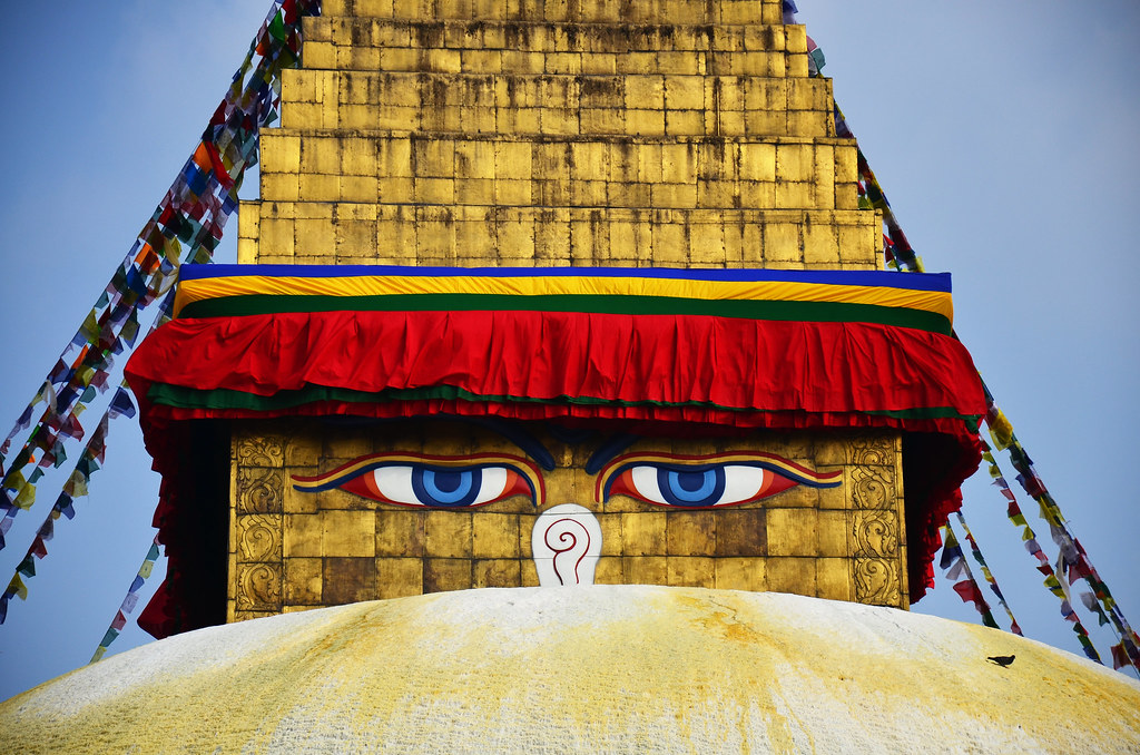Yeux de Bouddha, symbole du Népal