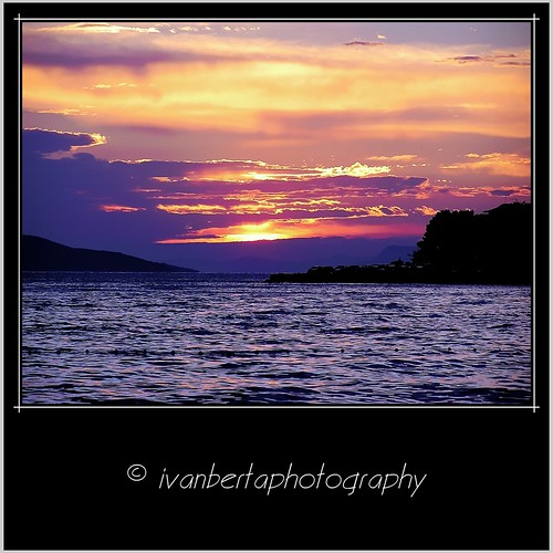 croatia podgora colours sunset sea water sun
