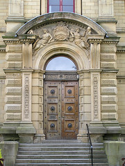 Saltaire Town Hall Entrance