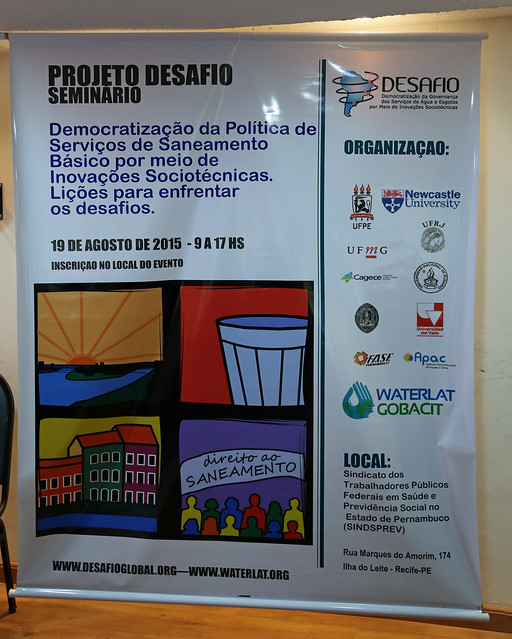 DESAFIO - First Post-Project Meeting / Primera Reunión Pos-Proyecto, Recife, 19 August 2015