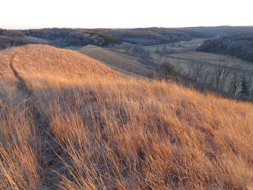 sunset fall iowa prairie loesshills mononacounty