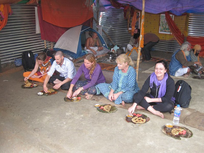 Visit an ashram in India