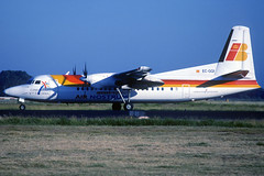 Air Nostrum Fokker 50 EC-GQI BCN 19/06/1998