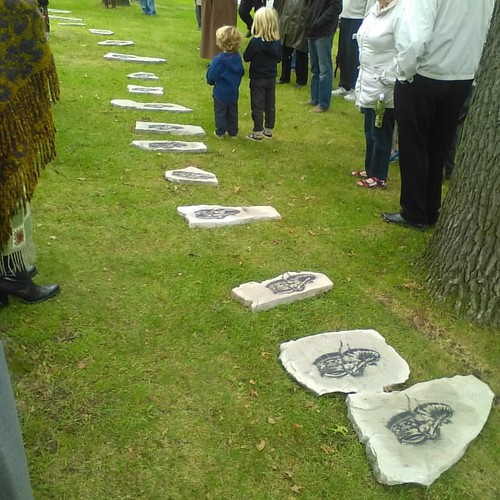 Walking in steps #toronto #swansea #firstnations #humberriver #moccasinproject