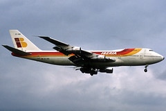 Iberia B747-256B EC-DIA BCN 10/12/1995