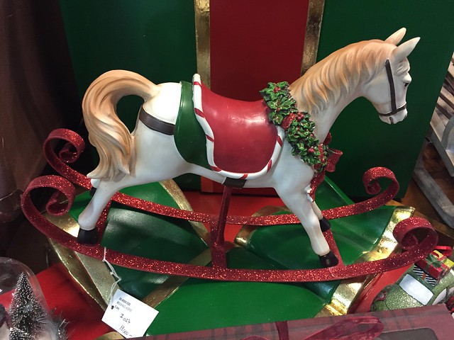 Christmas horse
