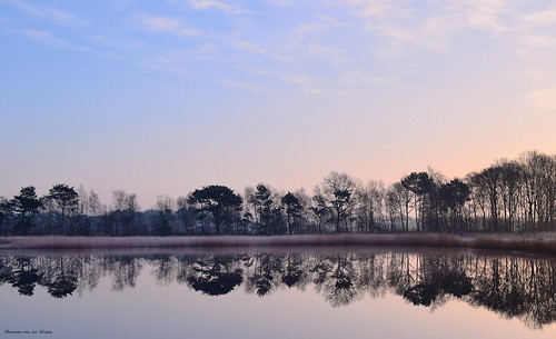 winter sunrise nikon nature natuur reflection reflectie rozenven roosendaal