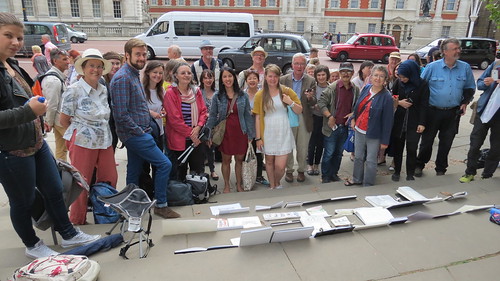 London Urban Sketchers - The Mall to Trafalgar Square Sketchcrawl 16th August 2015