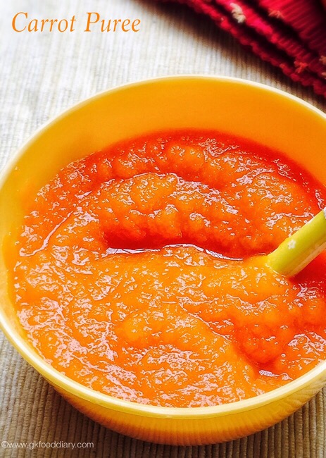 Carrot puree for babies 3