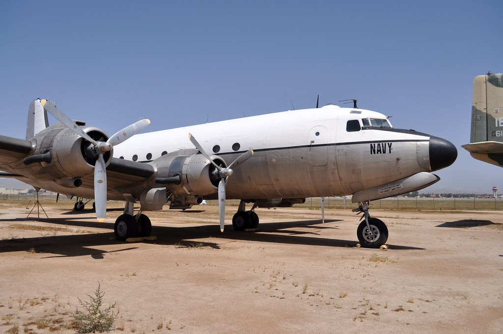 56514 C-54Q (DC-4) SKYMASTER US NAVY RIV MARCH FIELD MUSEUM