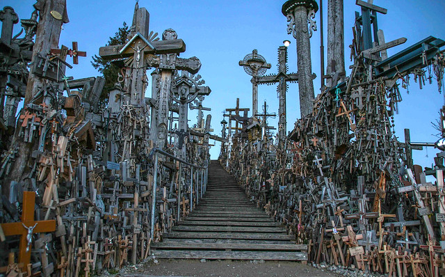The Hill of Crosses of Šiauliai in Lithuania