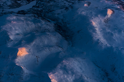 arcticfjord isvatnan lysvatnet mikkelfjellet senja troms tromsøfebruary aerial arctic arcticlight mountains snow sun sunset winter northern norway