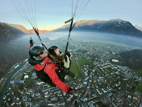 Paragliding Over Interlaken