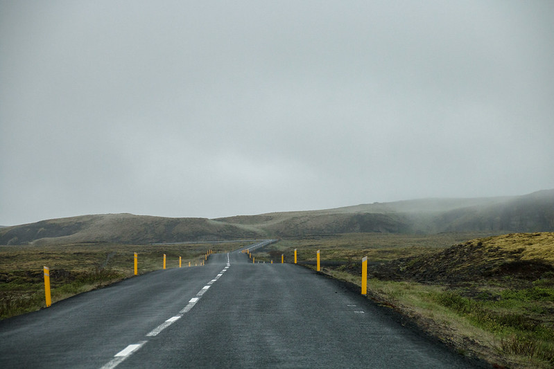 on the road in iceland