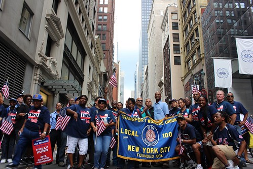 TWU at the 2015 Labor Day Parade