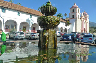 Santa Barbara - Santa Barbara Mission fountain