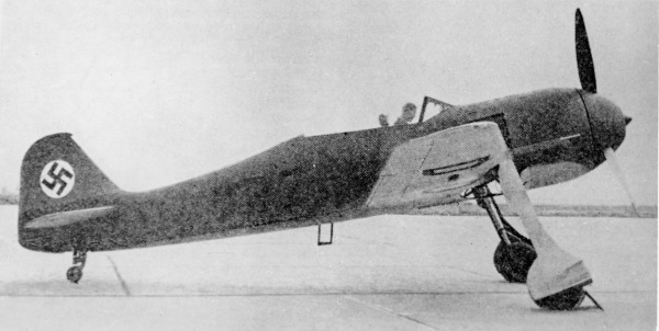 フォッケウルフ(Focke-Wulf)Fw190戦闘機；鳥飼行博研究室