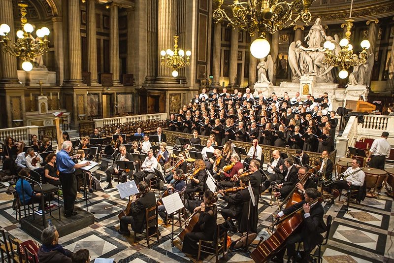 Colorado Symphony Chorus performs in La Madeleine in Paris