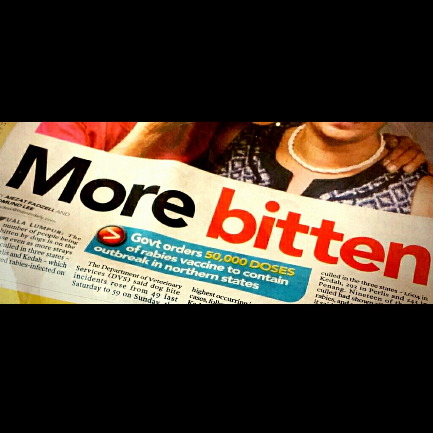 When the newspaper headline has the words #bitten #government and #outbreak in the same sentence, you know you're in for a ride....*shudder* <insert theme for #amc #thewalkingdead tv series> #robertkirkman #imagecomics #walkers #biters #zword #zombie