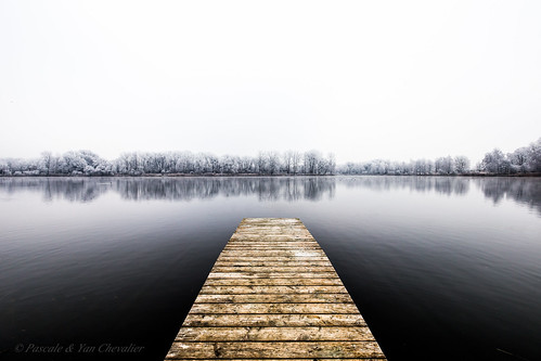nature landscape sky lake winter tree trees white ice snow freezing cold water reflection hope canon 6d 1635 uwa wide angle wideangle photography outdoors outdoor purity pure dock pier lines crossing abstract bw blackandwhite monochrome