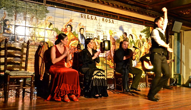 male dancer - Flamenco Show Madrid - Tablao Flamenco Villa Rosa