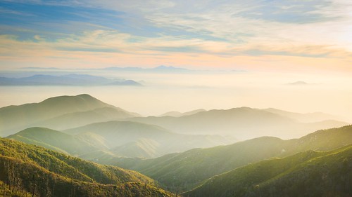 california sunset mist mountains green clouds landscape nikon hills arrowhead sanbernardino rimoftheworld jameshale jimhale shutterjack