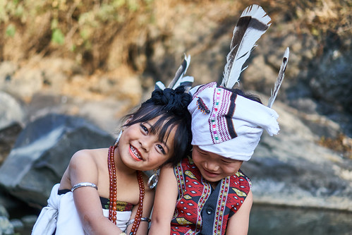 india manipur incredibleindia kuki sony a6300 sel35f18 portrait kids traditional asia river northeast pretty head smile friends