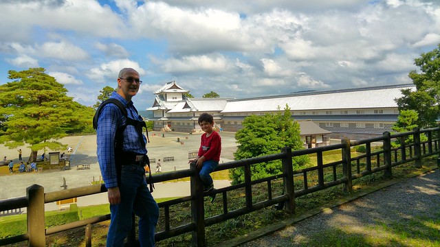 The boys at Kanazawa Castle