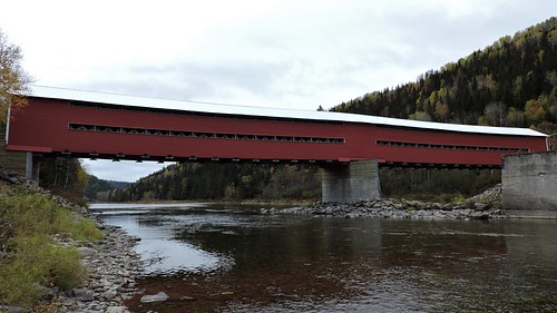 canada 1931 wooden quebec coveredbridge mypics routhierville