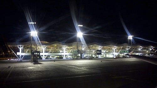 chile en night airport cabin view desert el international cabina lan airline atacama vista nocturna loa a320 calama