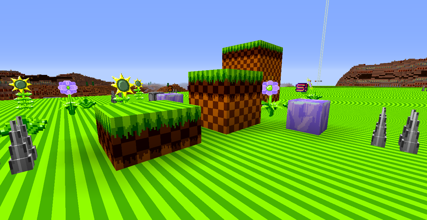 Sonic Green Hill Zone Block Pack - Minecraft Mods - CurseForge