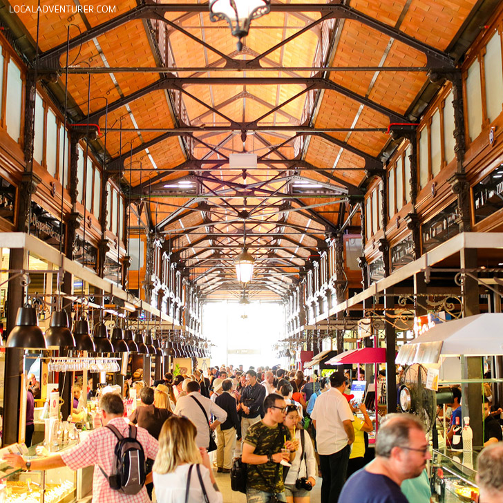 Eat your way through Mercado de San Miguel (21 Remarkable Things to Do in Madrid Spain).