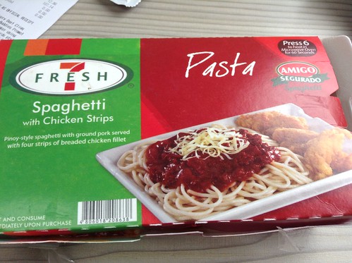 7-11 Spaghetti with Chicken Strips PHP 49