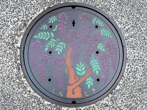 Kurashiki Okayama, manhole cover （岡山県倉敷市のマンホール）
