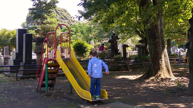 Playground in Yanaka Cemetery