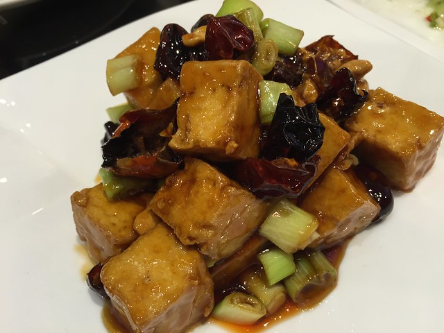 Tofu with oyster sauce, Lugang Cafe