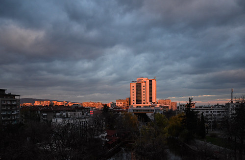 starazagora bulgaria clouds hotelmerian sunset winter
