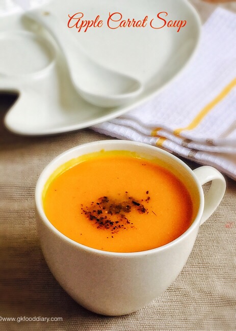 Apple Carrot Soup for Baby 4