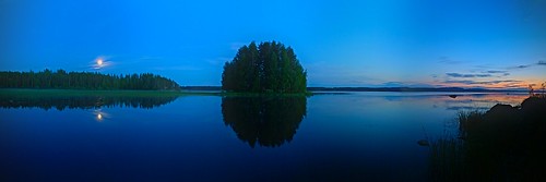 sunset panorama lake zeiss suomi finland landscape nokia moonrise pureview lumia1020