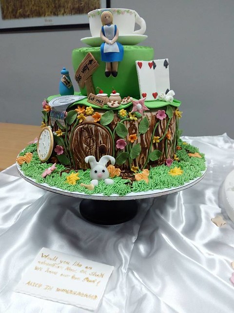 Alice in Wonderland Themed Cake by Mifra Jassim of Scrumptious - Sweetening lives forever