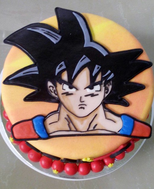 Son Goku by Elexis Tiamzon-Garcia of Cakes by Sugar&Spice