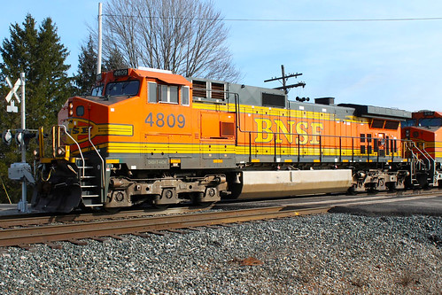 bnsf 4809 dash 944cw train locomotive