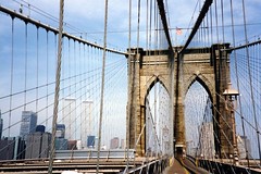 NYC - Brooklyn Bridge: World Trade Center