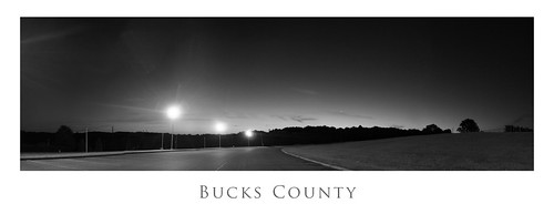 white black sunrise parking lot bnw buckscounty