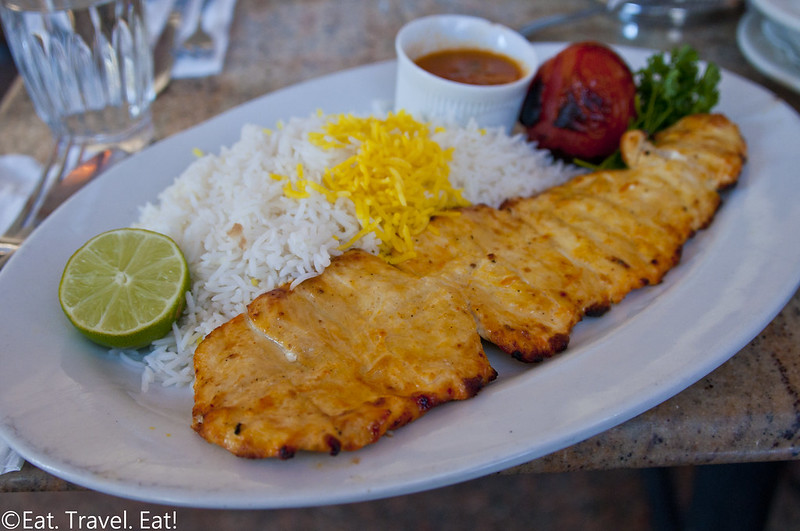 Javan Restaurant- Los Angeles (Sawtelle), CA: Chicken Barg Kebab