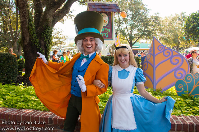 Meeting the Mad Hatter and Alice