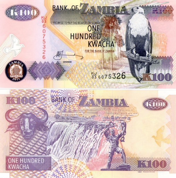 100 Kwacha Zambia 2011