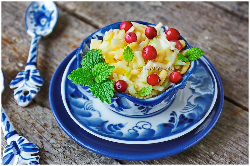 ...russian salad cranberry honey and pine