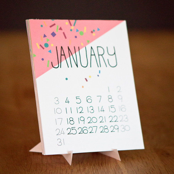 2016 mini calendar
